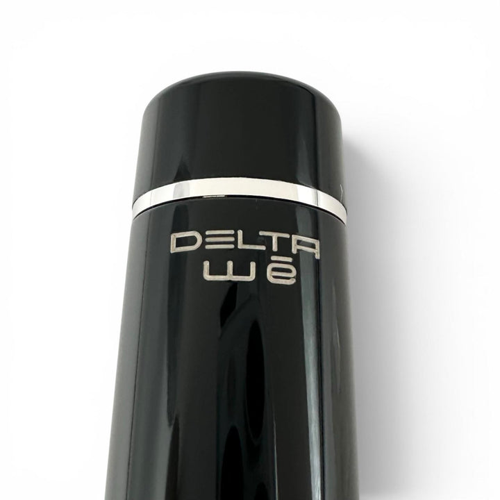 Great DELTA fountain pen Dolcevita Orange black 14K mens
