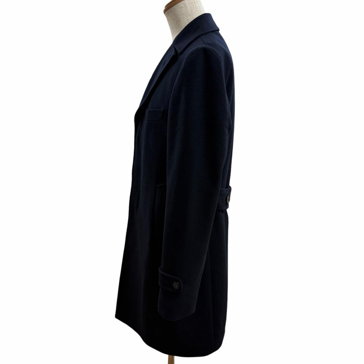 Great TAGLIATORE Chester coat THOMAS Flyfront Dark navy hair mens 46