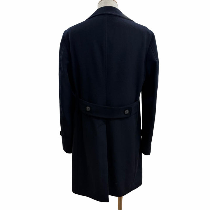 Great TAGLIATORE Chester coat THOMAS Flyfront Dark navy hair mens 46