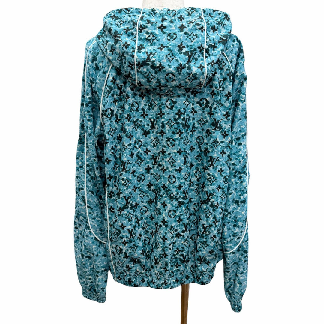 Pristine LOUIS VUITTON Blouson Monogram Printed Windbreaker blue Nylon mens 52