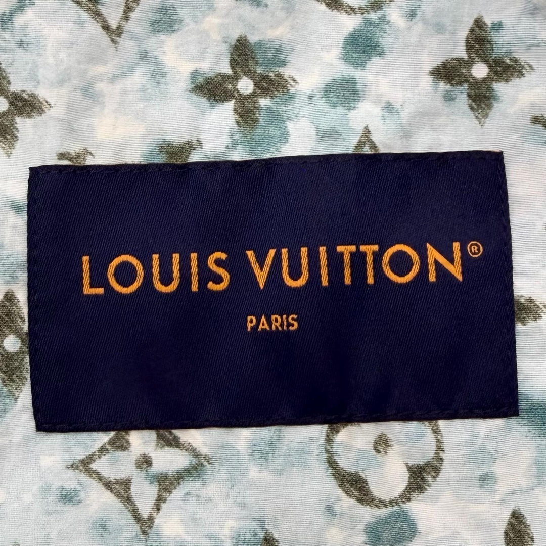 Pristine LOUIS VUITTON Blouson Monogram Printed Windbreaker blue Nylon mens 52