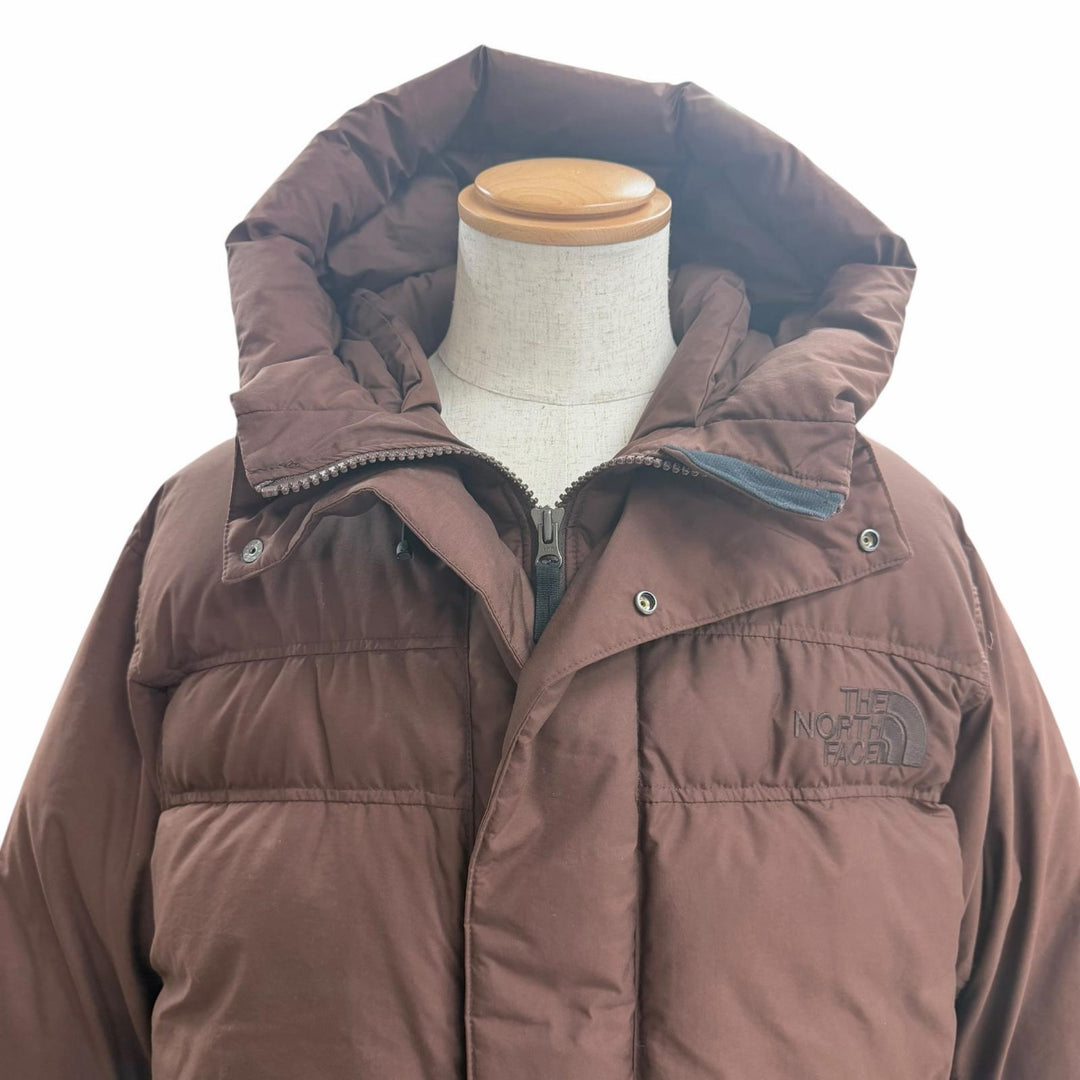 Pristine THE NORTH FACE Down jacket Alteration Baffs Jacket WINDSTOPPER Brown