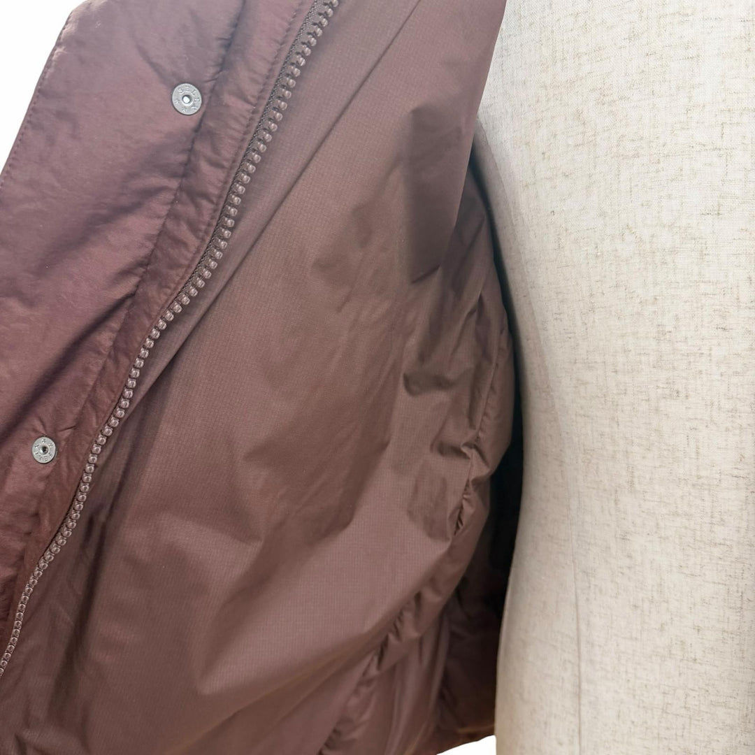 Pristine THE NORTH FACE Down jacket Alteration Baffs Jacket WINDSTOPPER Brown