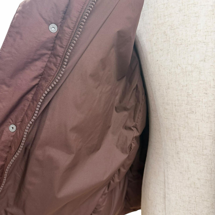 Pristine THE NORTH FACE Down jacket Alteration Baffs Jacket WINDSTOPPER Brown