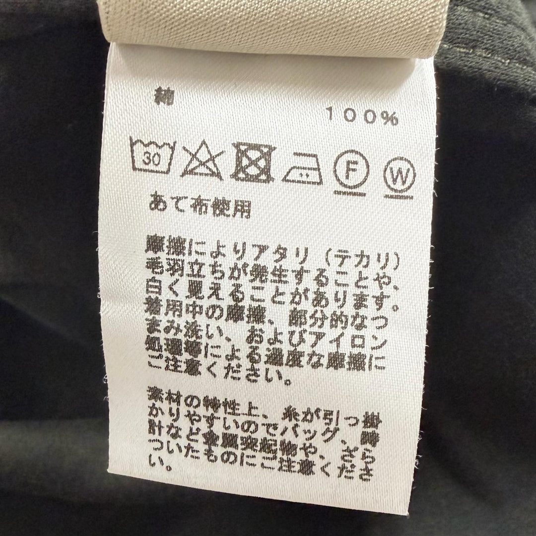Excellent HERMES T-shirt Saddle Stitch High Neck Long Sleeve T-Shirt khaki