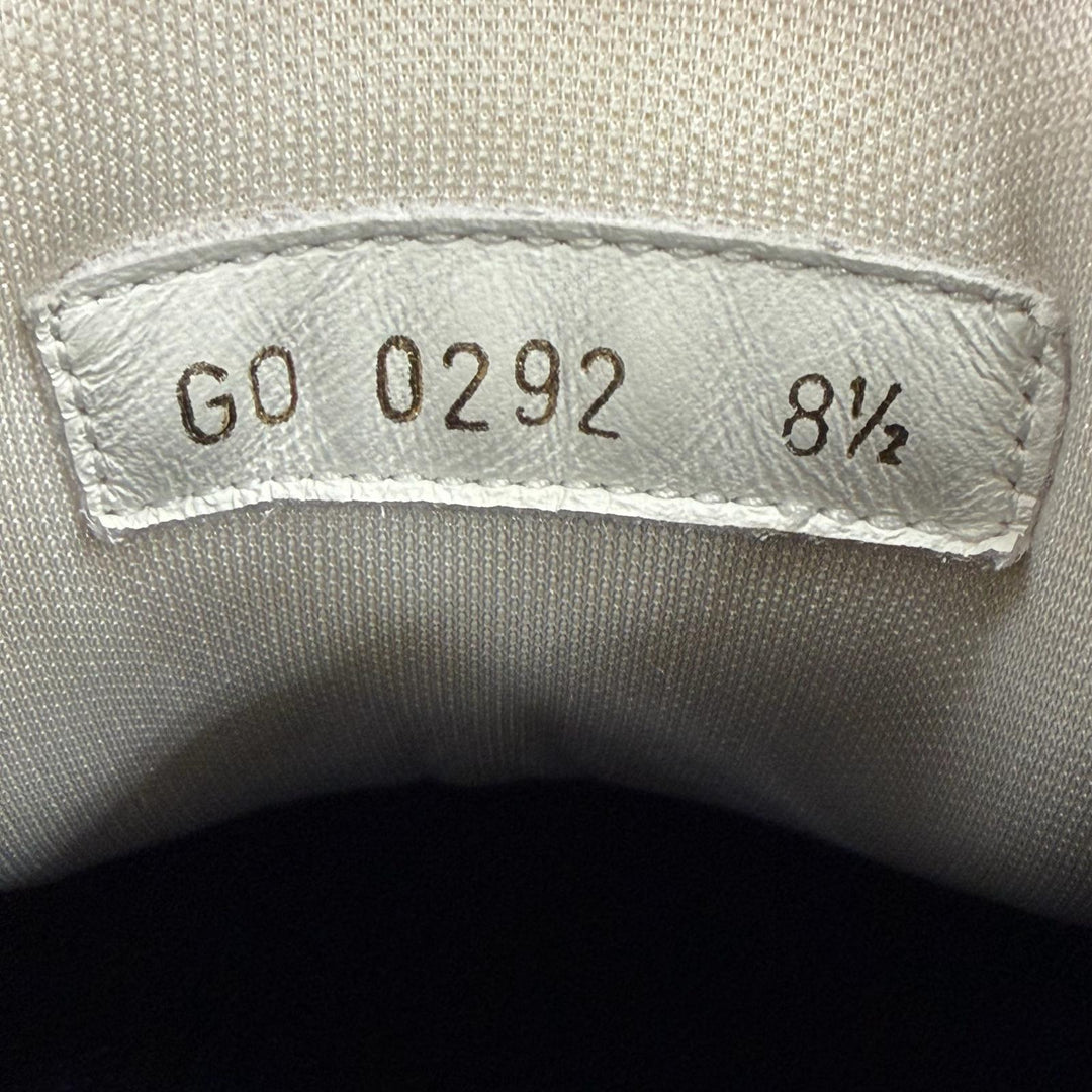 Pristine LOUIS VUITTON High cut sneakers LV Trainer 2 Line white leather 8.5