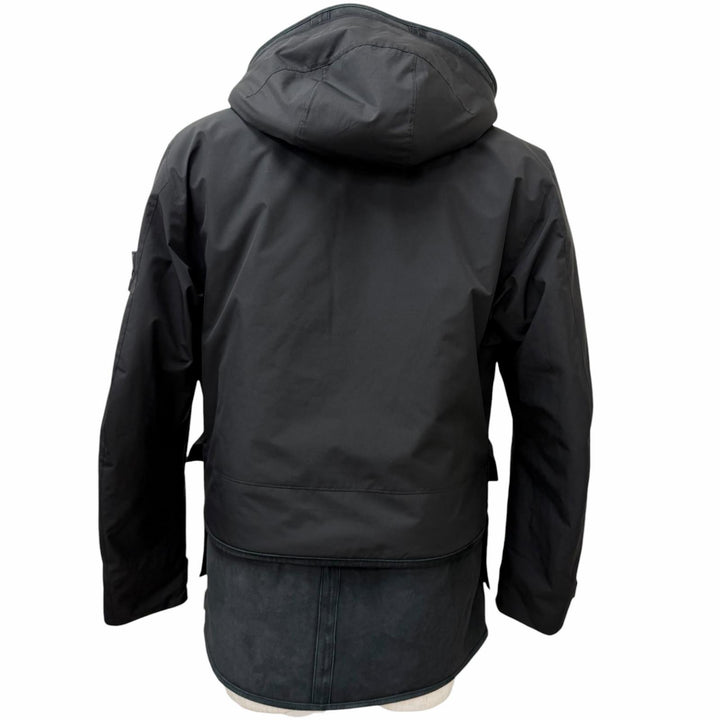 Great STONE ISLAND Jacket Sheepskin trim black Mouton mens M