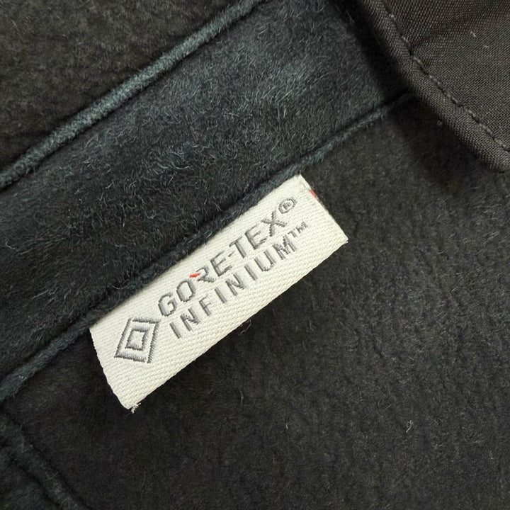 Great STONE ISLAND Jacket Sheepskin trim black Mouton mens M