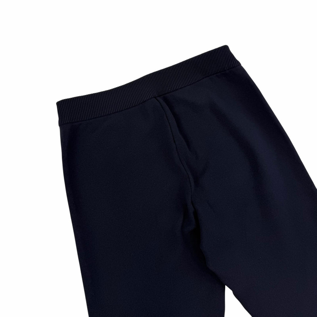 Excellent MIUMIU Pants Logo-printed technical fabric Dark navy Women 38 MMP274
