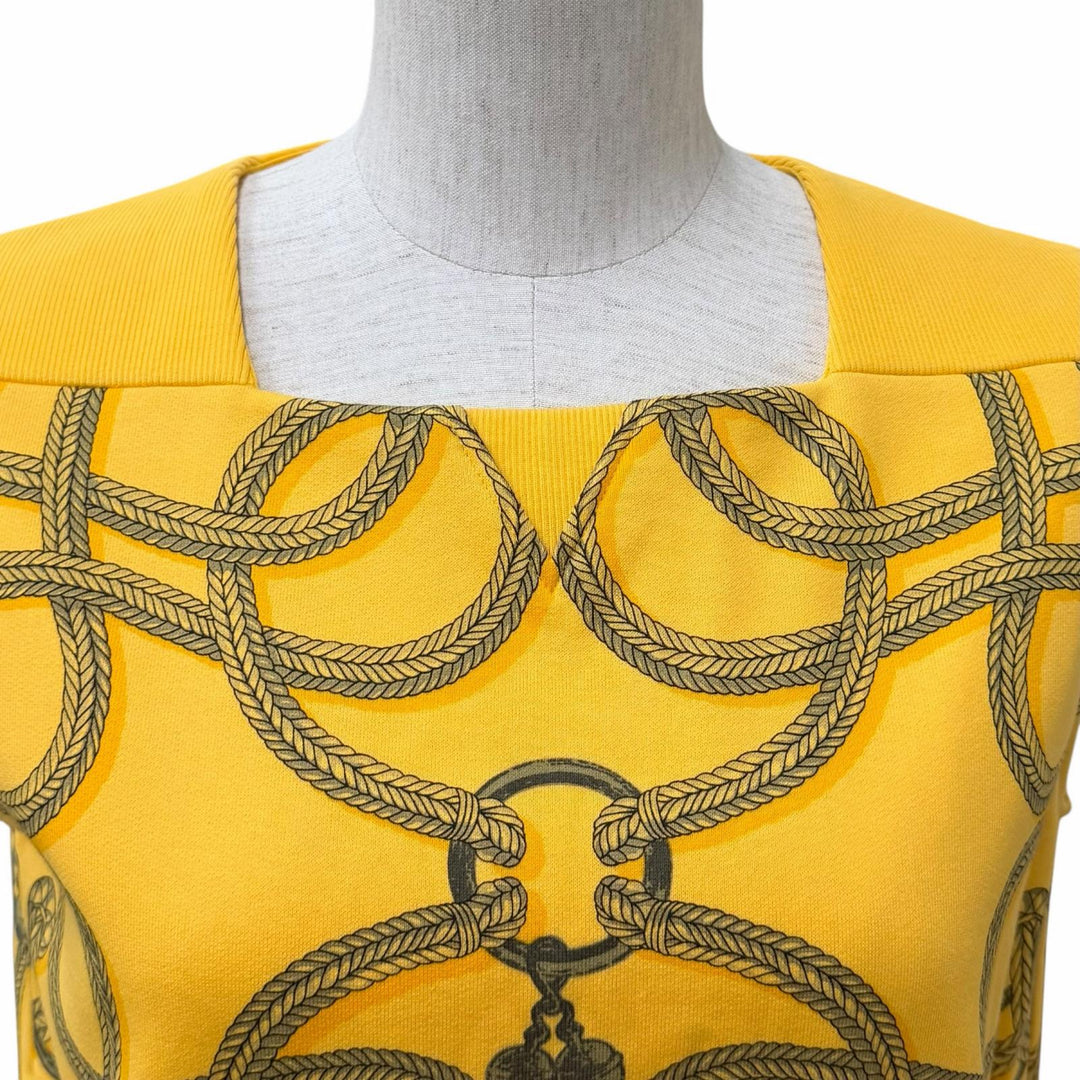 Pristine HERMES one piece Parfloy Remix Sleeveless Dress cotton 34 5H4514DT