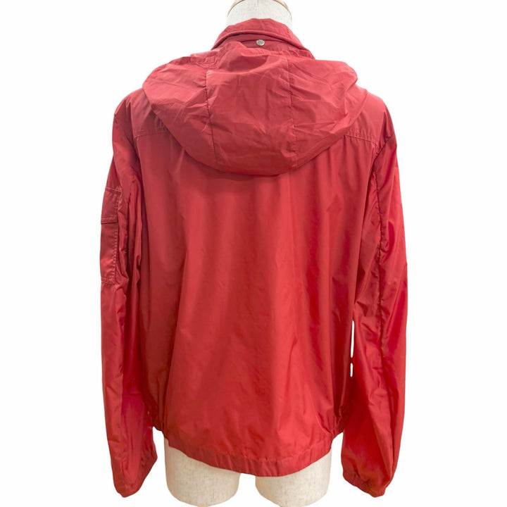 Excellent MONCLER Blouson KERALLE GIUBBOTTO Logo patch hooded Red Nylon mens 3