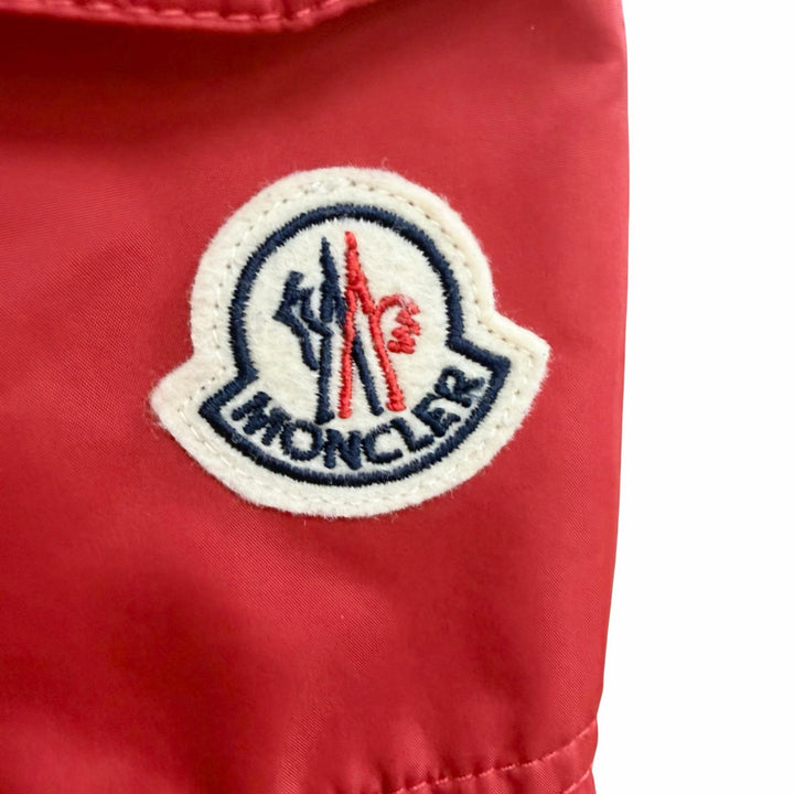Excellent MONCLER Blouson KERALLE GIUBBOTTO Logo patch hooded Red Nylon mens 3
