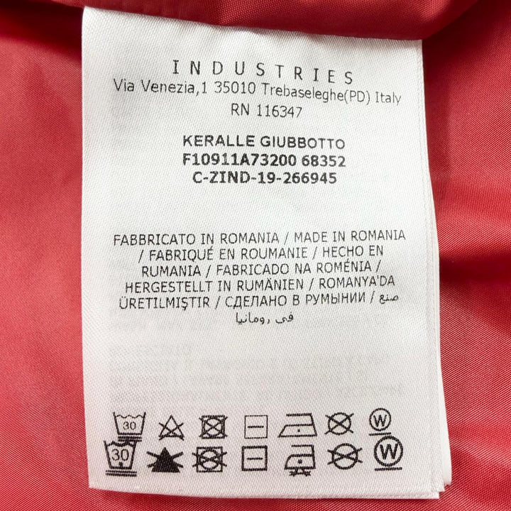 Excellent MONCLER Blouson KERALLE GIUBBOTTO Logo patch hooded Red Nylon mens 3