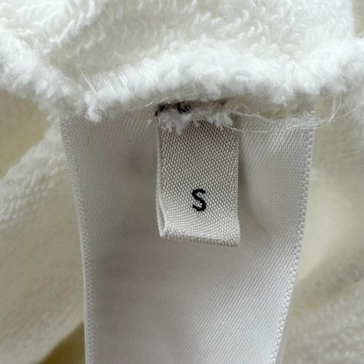 Excellent CELINE hoodie Gradient Logo Loose Hoodie white cotton mens S 2Y753670Q