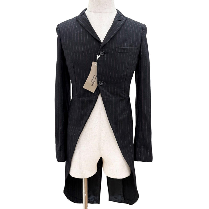 Great COMME des GARCONS HOMME PLUS coat black wool mens XS PH-J028