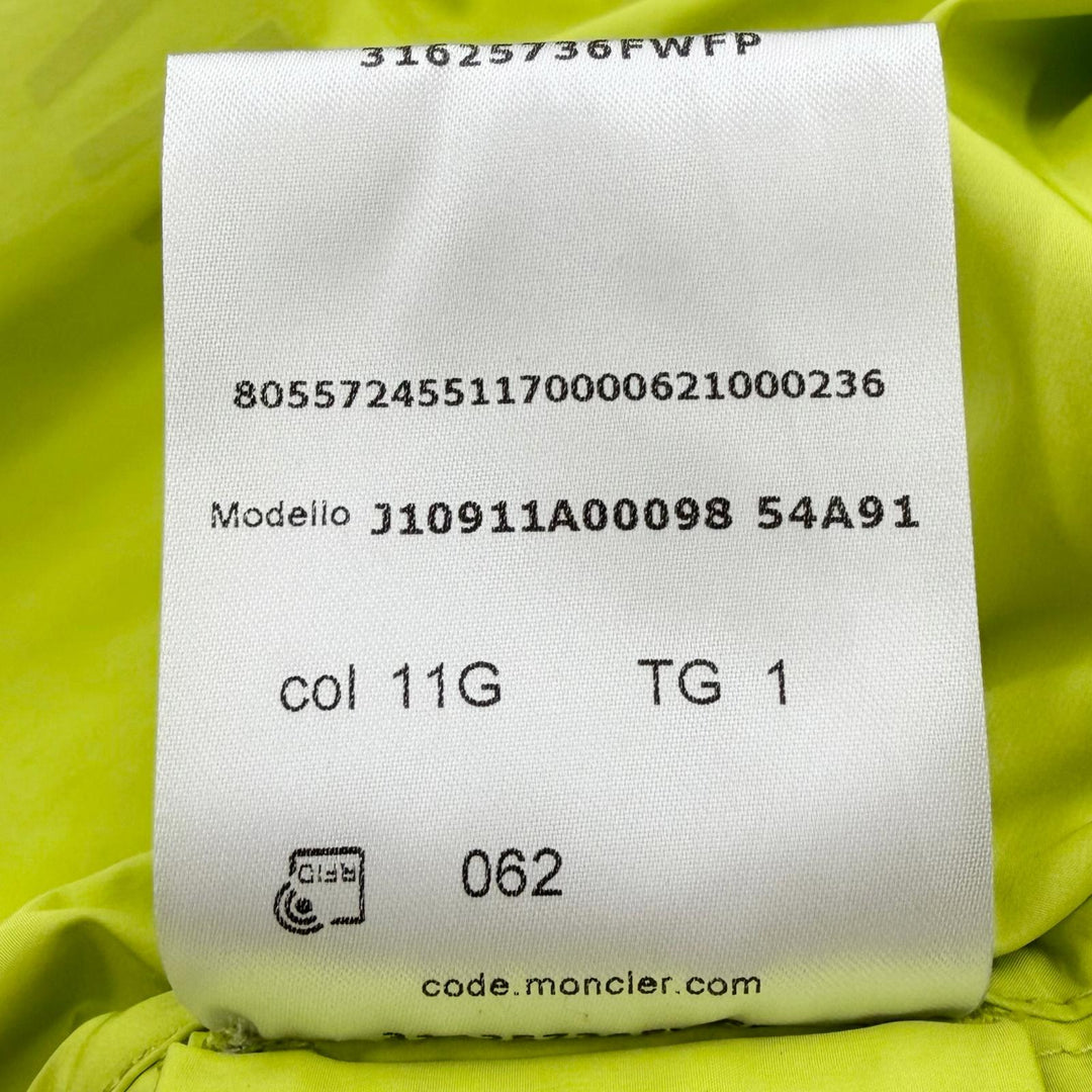 Pristine MONCLER Blouson CLAPIER GIUBBOTTO Logo patch windbreaker