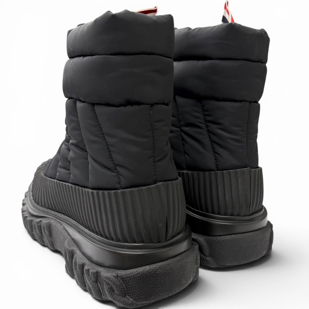 Pristine THOM BROWNE Ankle boots QUIL TED ZIP UP DUCK BOOT Tricolor front zip