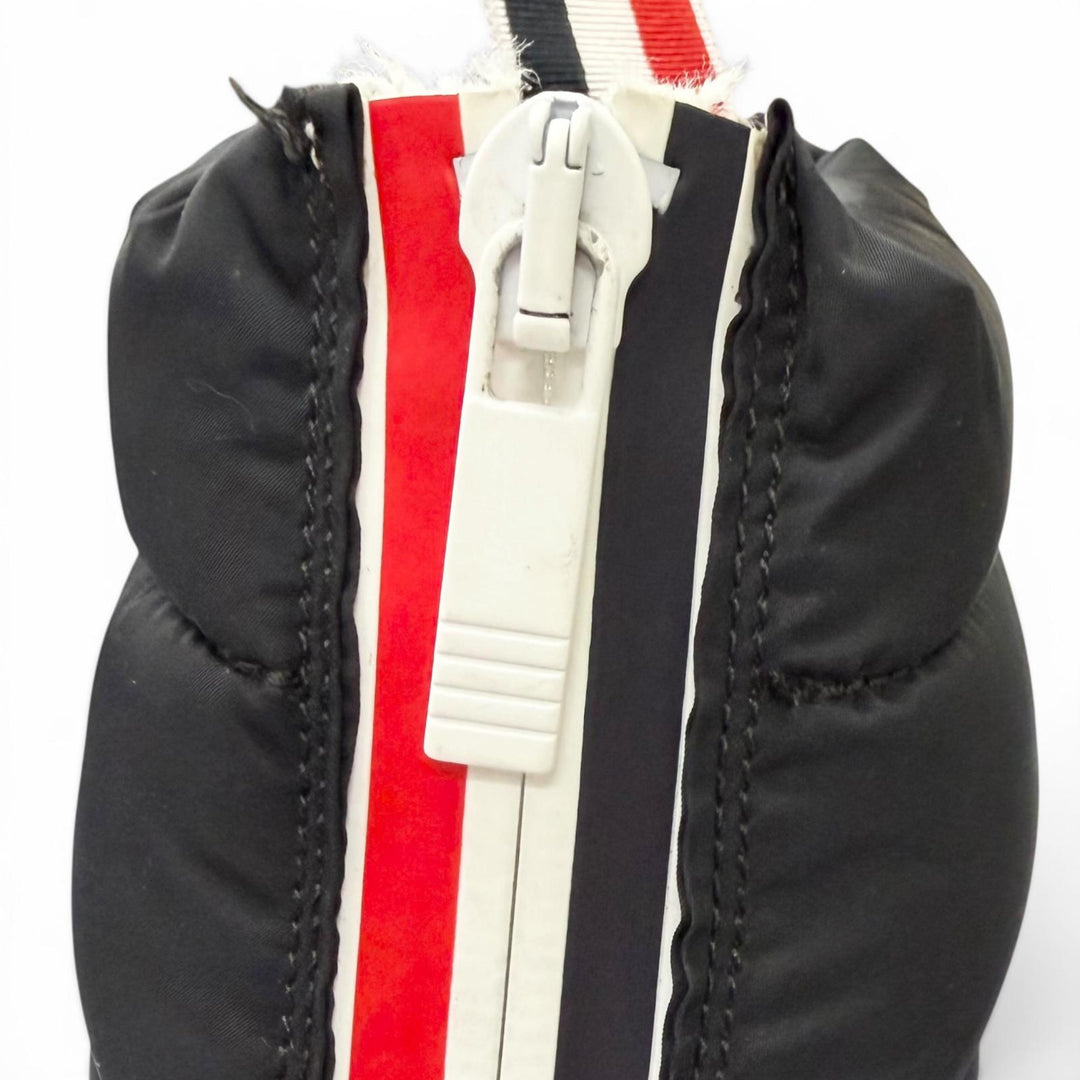 Pristine THOM BROWNE Ankle boots QUIL TED ZIP UP DUCK BOOT Tricolor front zip