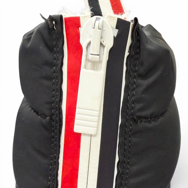 Pristine THOM BROWNE Ankle boots QUIL TED ZIP UP DUCK BOOT Tricolor front zip