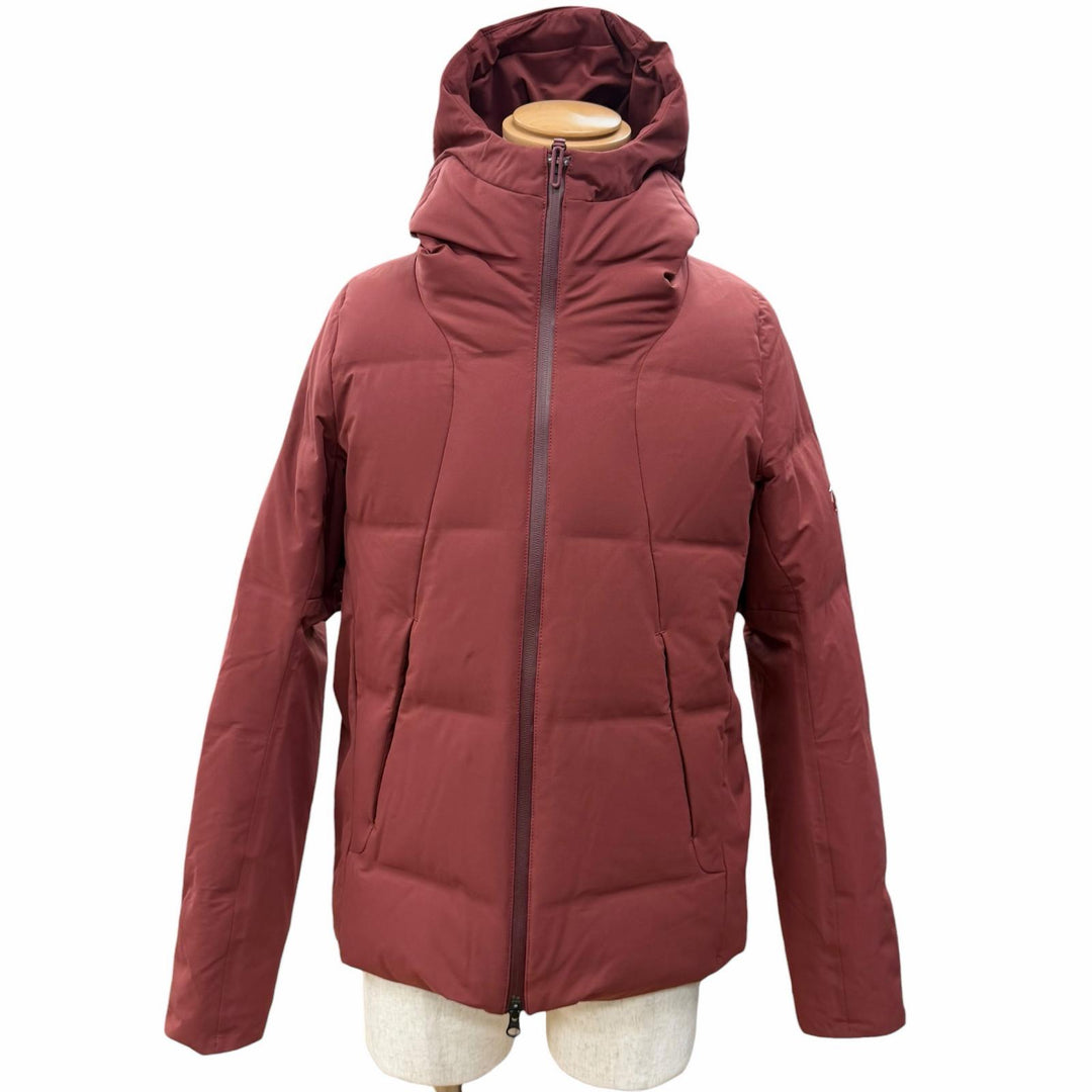 Excellent DESCENTE ALLTERRAIN Down jacket Mizusawa Down Hooded Bordeaux