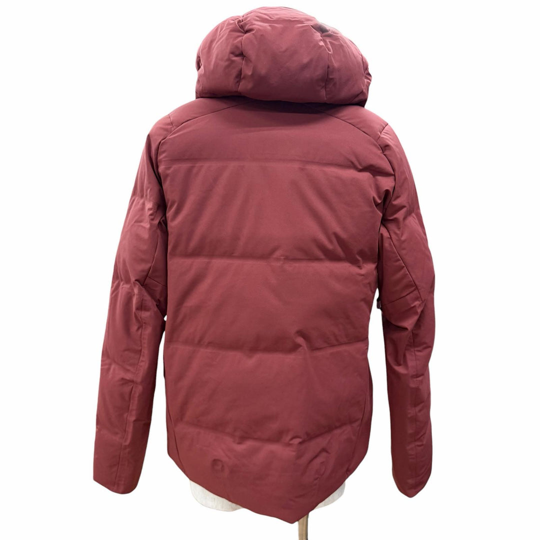 Excellent DESCENTE ALLTERRAIN Down jacket Mizusawa Down Hooded Bordeaux