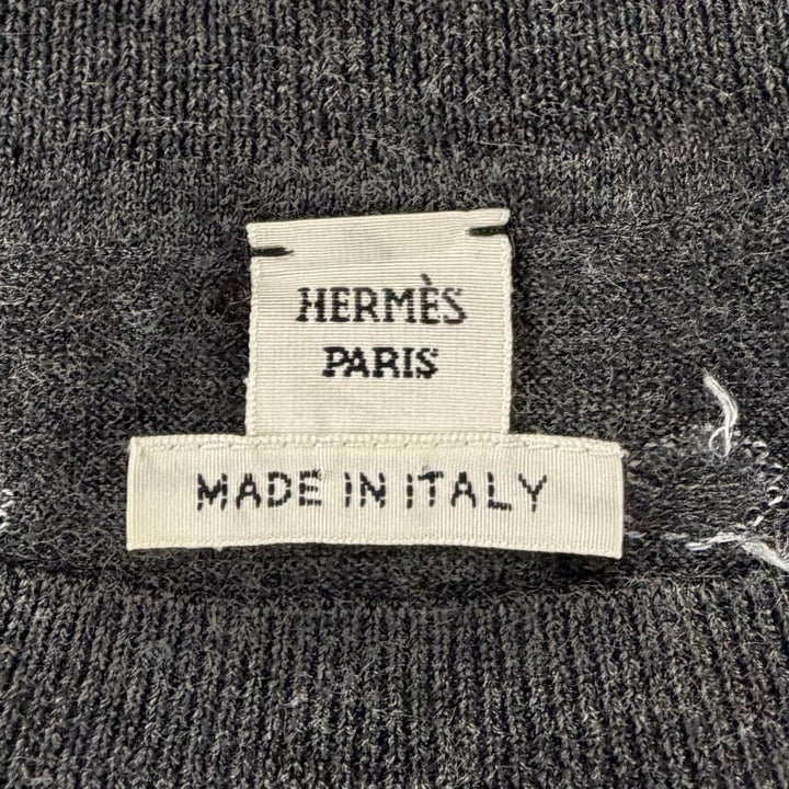 Excellent HERMES one piece gray cashmere Women 40