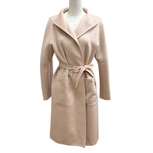 Great Max Mara coat LILIA Belted gown coat / wrap coat cashmere 36 101605996 02