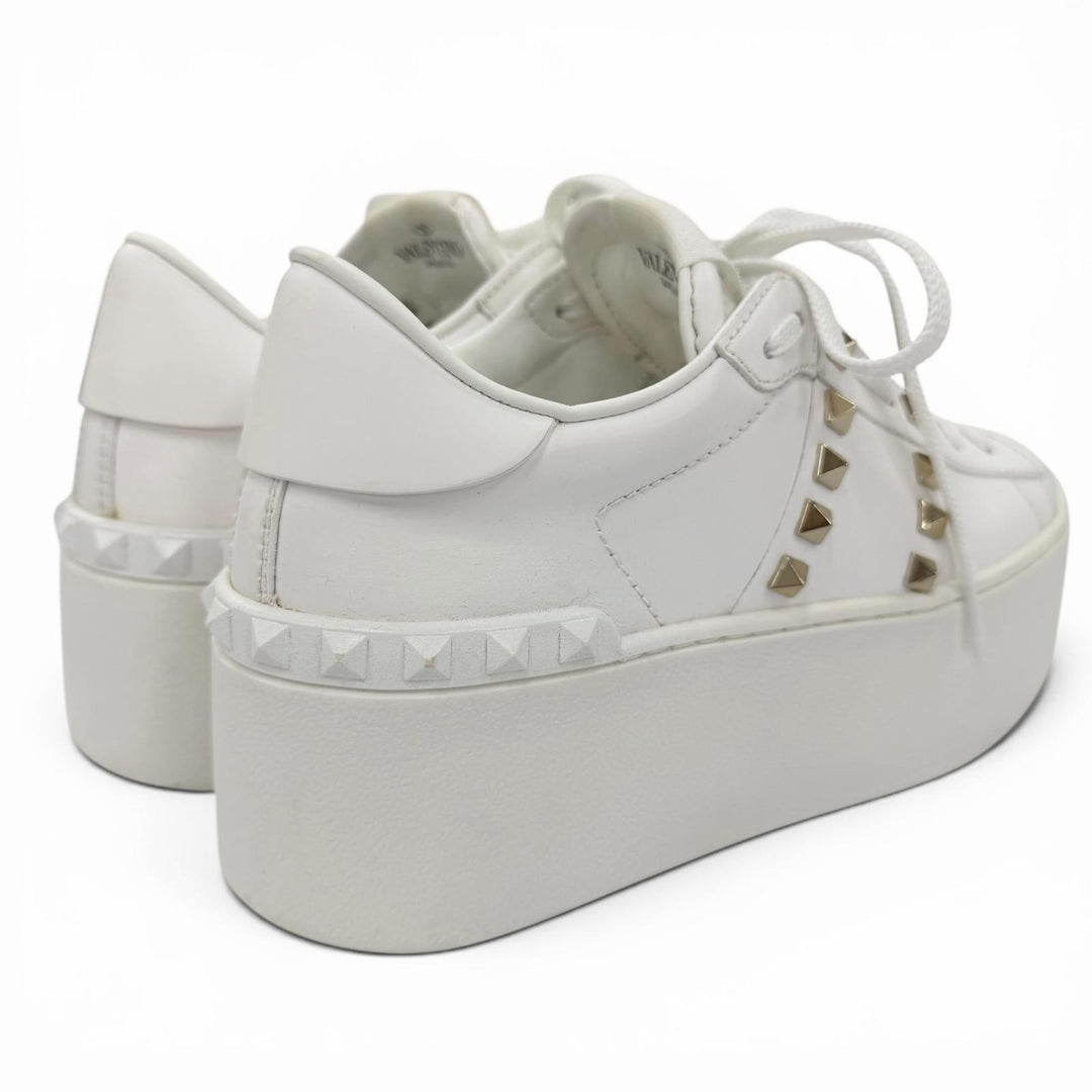 Great Valentino Garavani sneakers Rockstud platform leather shoes 36 S2GG8W2