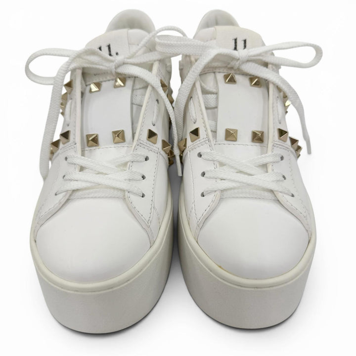 Great Valentino Garavani sneakers Rockstud platform leather shoes 36 S2GG8W2