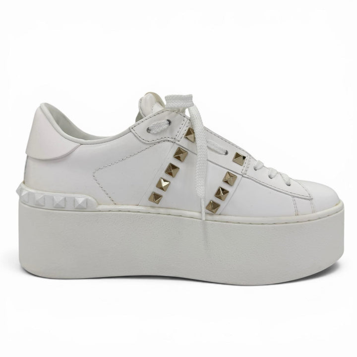 Great Valentino Garavani sneakers Rockstud platform leather shoes 36 S2GG8W2