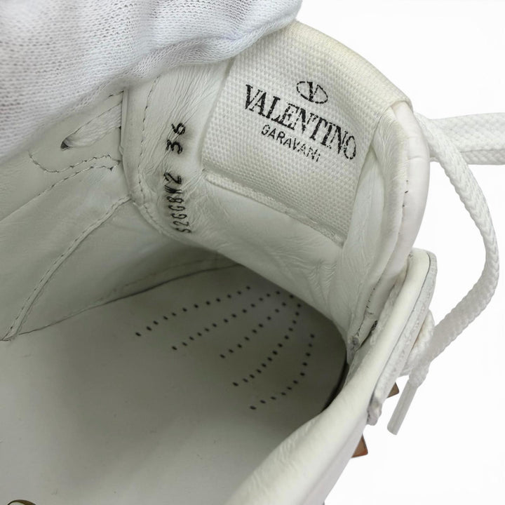 Great Valentino Garavani sneakers Rockstud platform leather shoes 36 S2GG8W2
