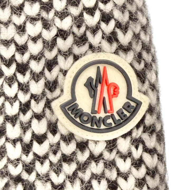 Excellent MONCLER Down jacket HYOSERIS black wool Women 0