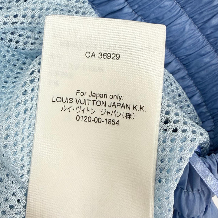 Pristine LOUIS VUITTON Pants Monogram 3D Accent Jogging Pants Blue Women 34