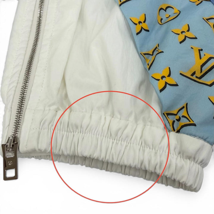 Pristine LOUIS VUITTON Pants Monogram 3D Accent Jogging Pants Blue Women 34