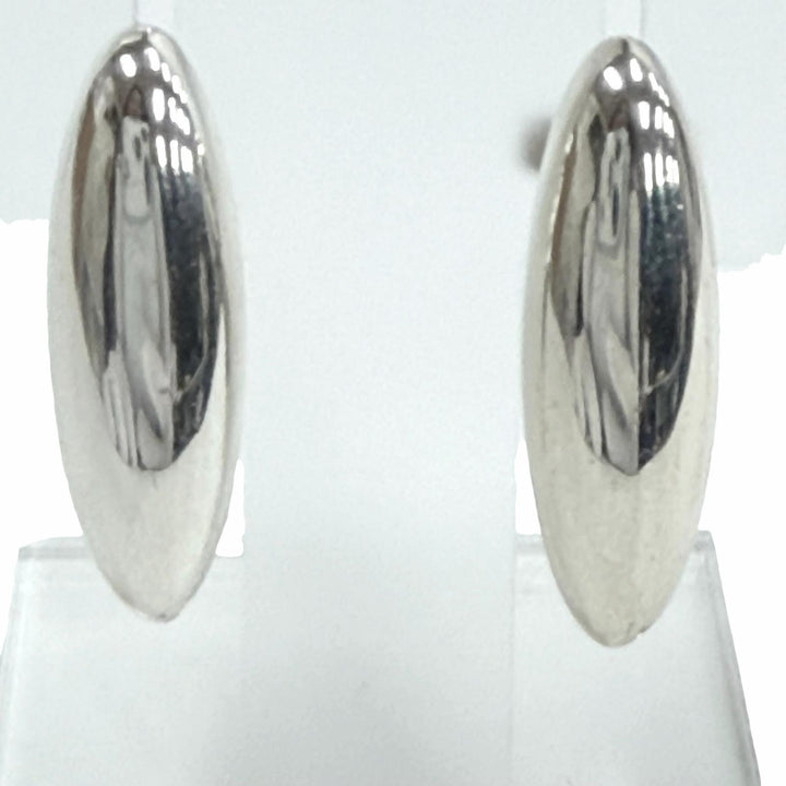 Very Good GUCCI Pierce Oval Silver SV925 Women
