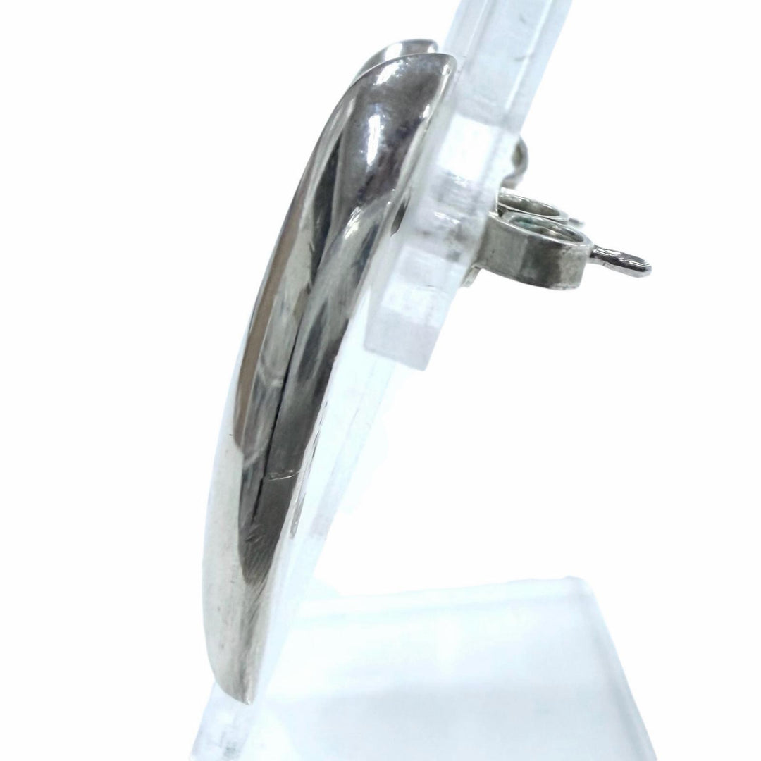 Very Good GUCCI Pierce Oval Silver SV925 Women