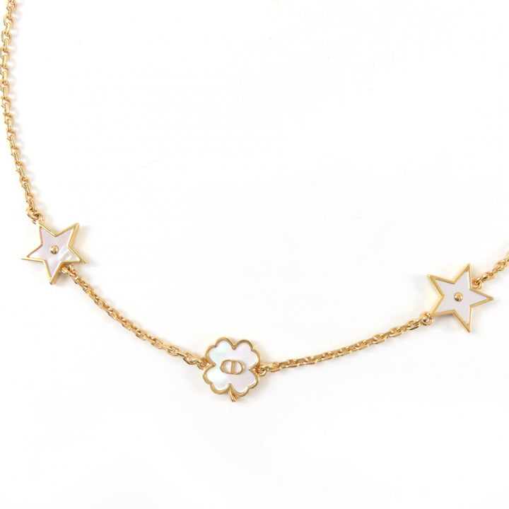 Great Christian Dior Necklace Dior Destiny gold Mother of pearl Women N3480WOMMP