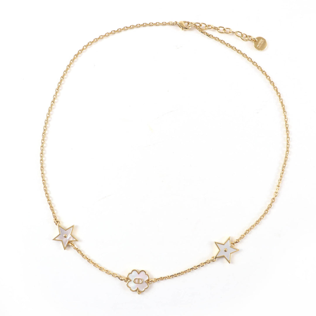 Great Christian Dior Necklace Dior Destiny gold Mother of pearl Women N3480WOMMP