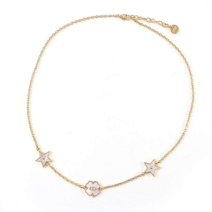 Great Christian Dior Necklace Dior Destiny gold Mother of pearl Women N3480WOMMP