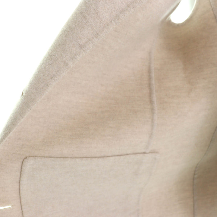Pristine HERMES Best Wood Cellier Button Long Vest beige cashmere 44 3H0191DB