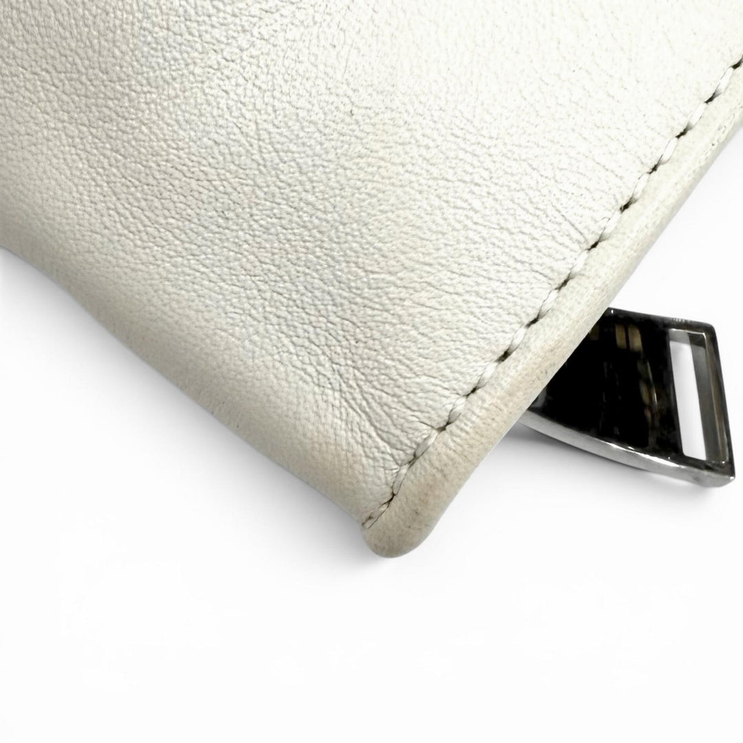 Great BOTTEGAVENETA Handbag Mini the Twist Leather white leather Women