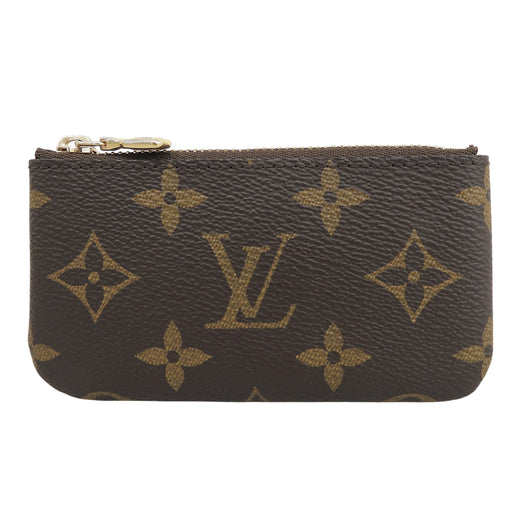 Pristine LOUIS VUITTON Coin case Card Key Holder Pouch Brown Monogram M62650