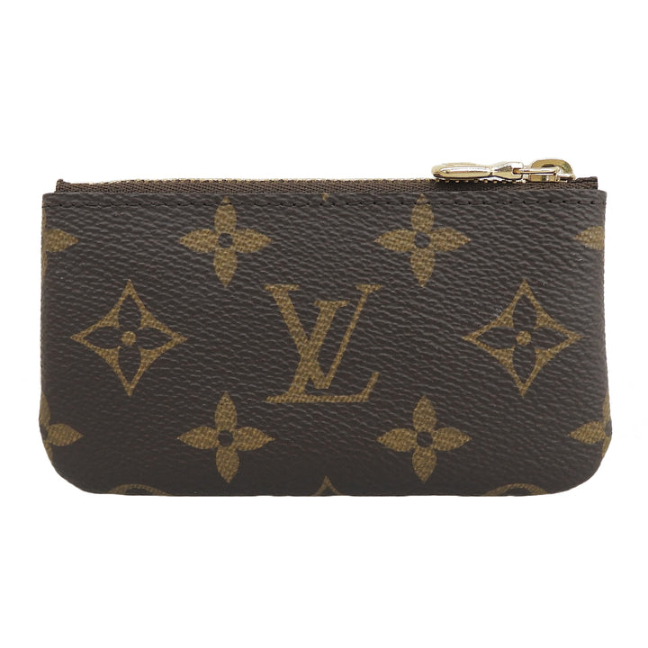 Pristine LOUIS VUITTON Coin case Card Key Holder Pouch Brown Monogram M62650