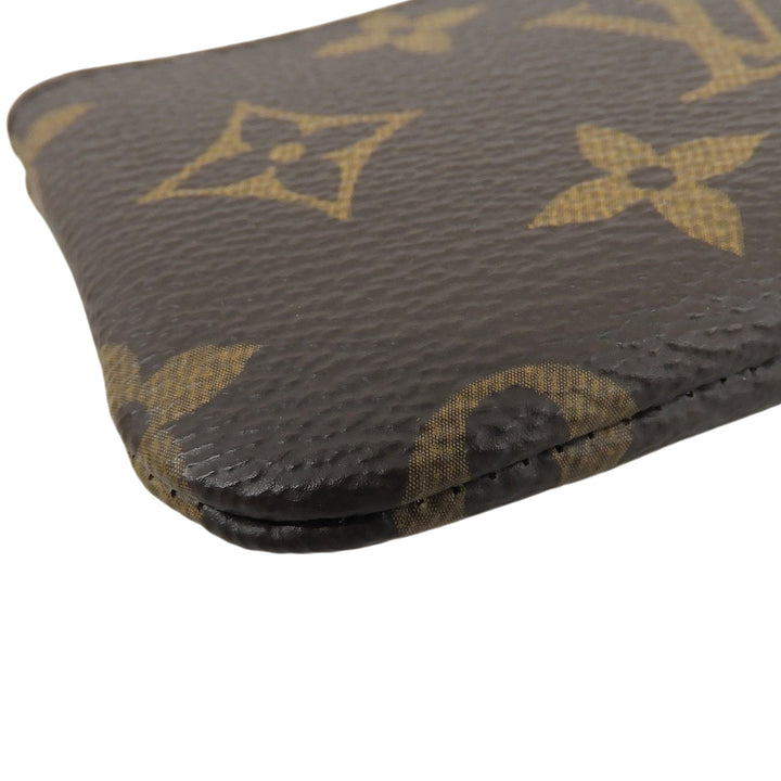 Pristine LOUIS VUITTON Coin case Card Key Holder Pouch Brown Monogram M62650
