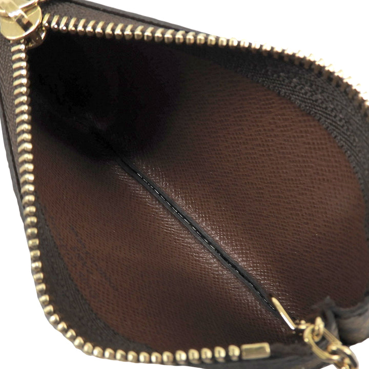 Pristine LOUIS VUITTON Coin case Card Key Holder Pouch Brown Monogram M62650