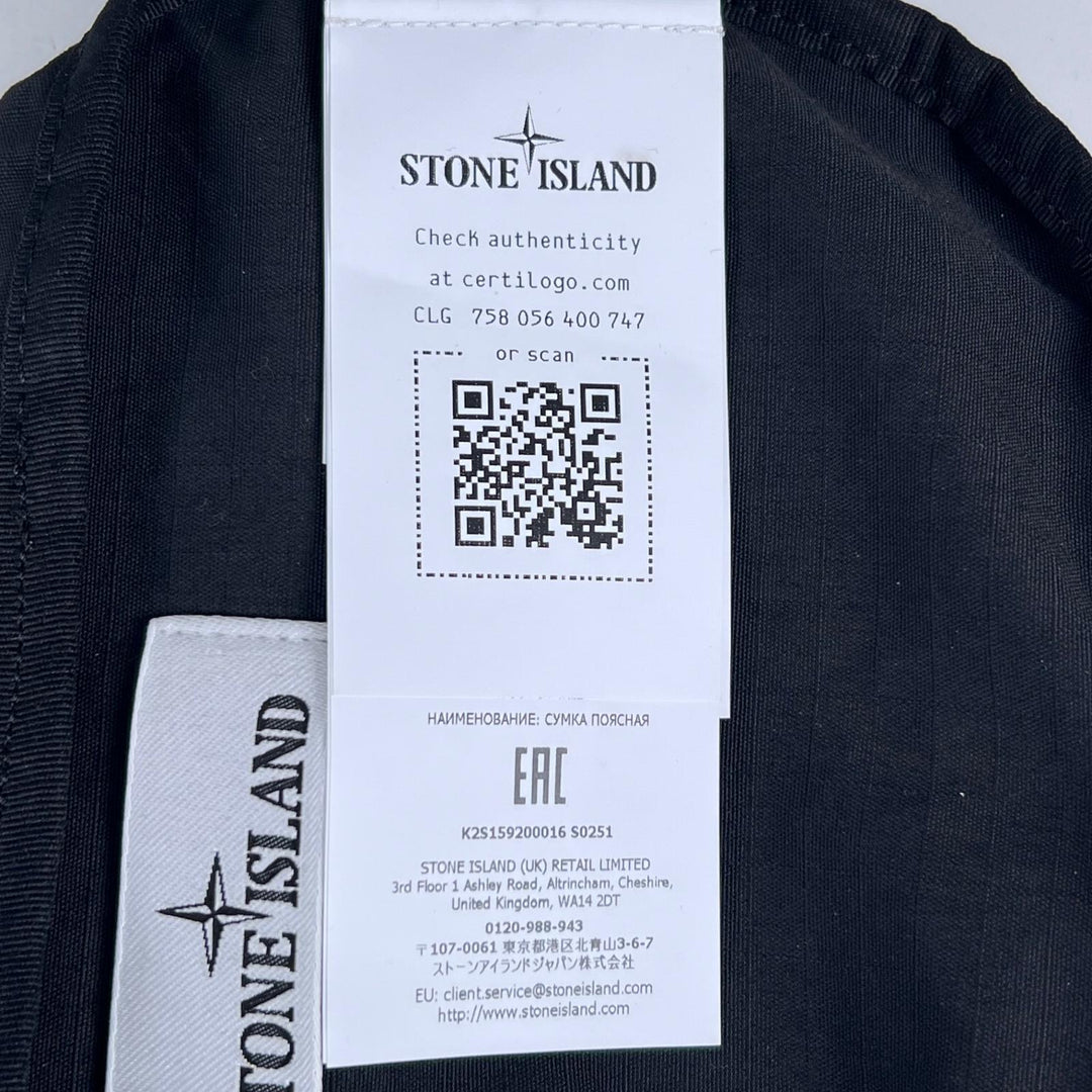 Pristine STONE ISLAND Sling bag Logo patch Car key Nylon K2S159200016 S0251