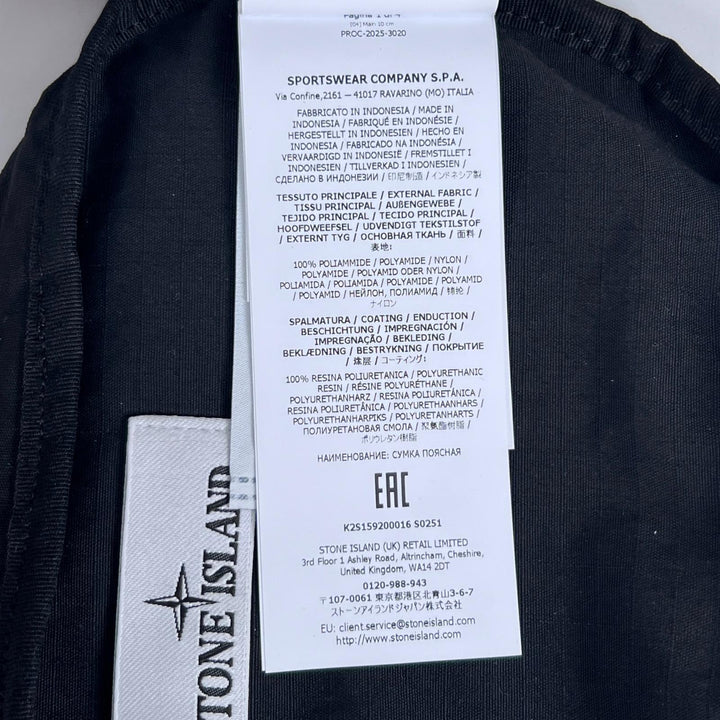 Pristine STONE ISLAND Sling bag Logo patch Car key Nylon K2S159200016 S0251