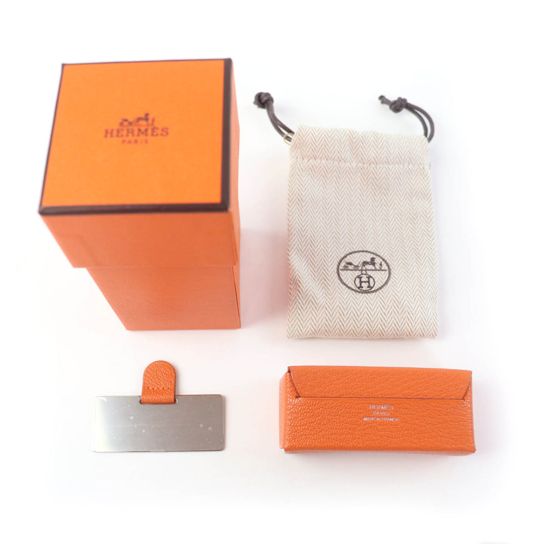 Pristine HERMES Miroir Lipstick case with mirror Shoble misol Women