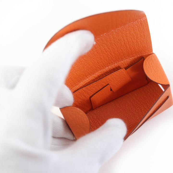 Pristine HERMES Miroir Lipstick case with mirror Shoble misol Women