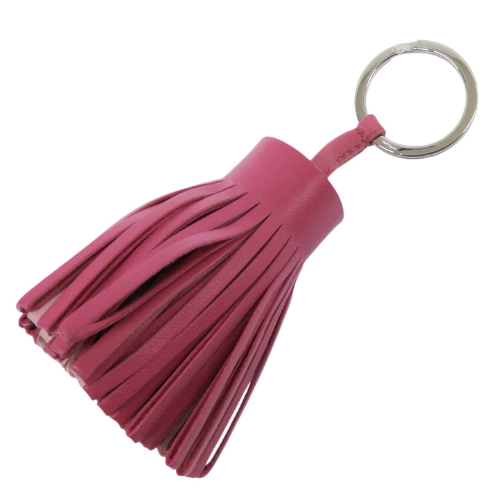 Excellent HERMES Bag charm Carmen Key ring pink Anyo Miro Women